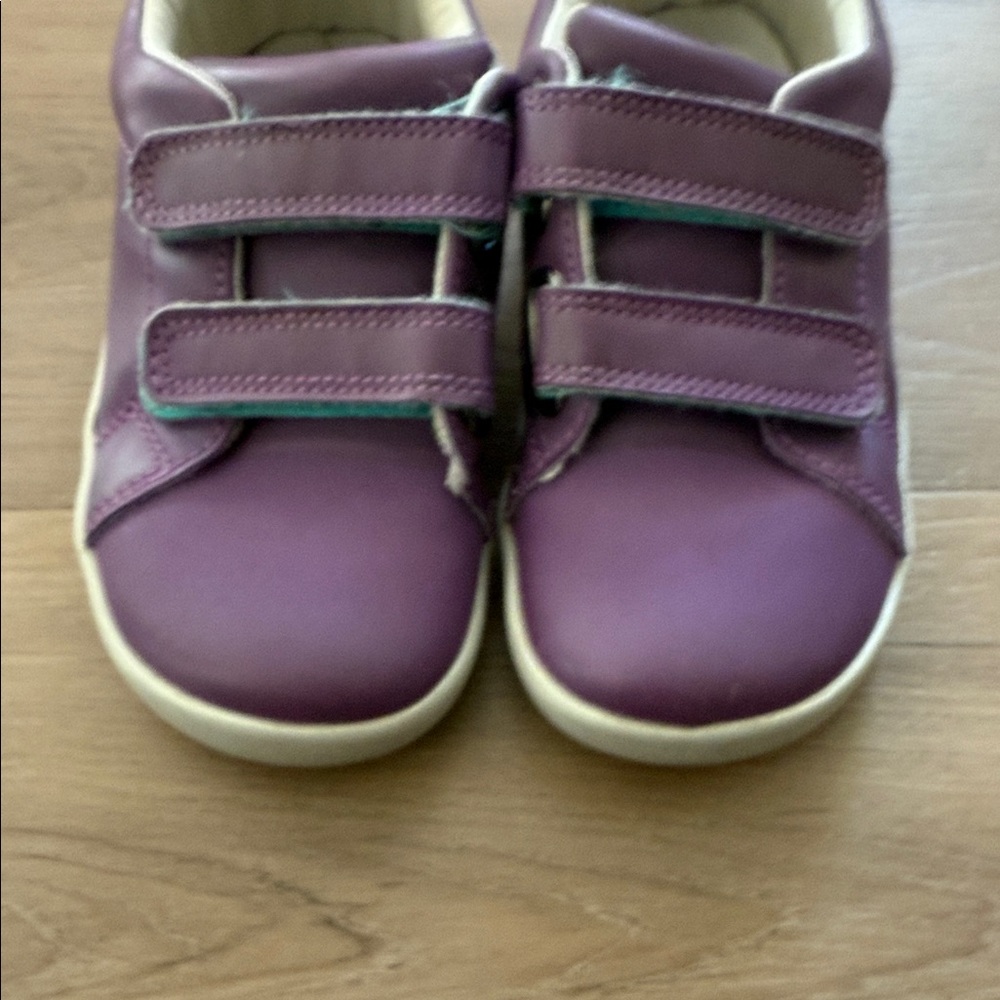 Stylish Purple Kids Sneakers with Velcro Straps